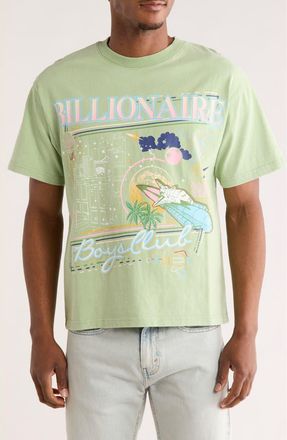 Billionaire Boys Club To the Moon Graphic T-Shirt in Forest Shade at Nordstrom Rack, Size X-Large