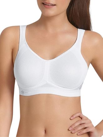 Anita Womens Active Air Control Moulded Sports Bra - White Polyamide - Size 38A