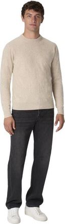 Missoni Crew Neck Sweater In Pure Cashmere With Chevron Pattern in Beige at Nordstrom, Size 50 It