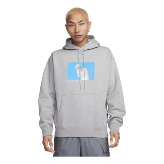 Nike SB Graphic Fleece Hoodie Asia Sizing Dark Grey Heather FN2557-063
