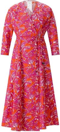 Max Mara Maxi Jurken - Dames - Casual kleedjes - Veelkleurig - M - Katoen - Kleedjes