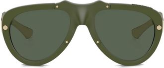 Burberry Sunglasses Occhiali da sole Shield Mask - Verde