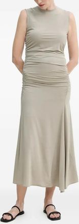 Gestuz Abito midi smanicato - Verde