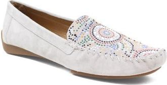 Django & Juliette Larius Suede Moccasin in Misty Suede at Nordstrom, Size 41