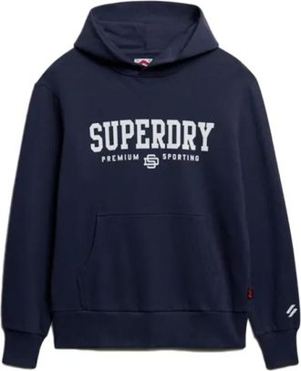 Superdry Sporty Core Hoodie - Heren - Hoodies - Blauw - S - Hoodies & sweatvesten