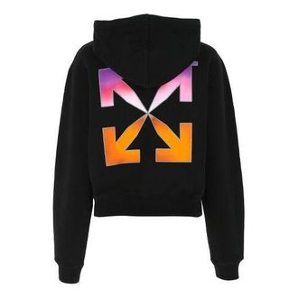 Off-white Gradient Hoodie Black Multicolor OWBB016R21JER0011084