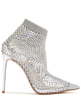 Le Silla Stivali Gilda 120mm - Argento
