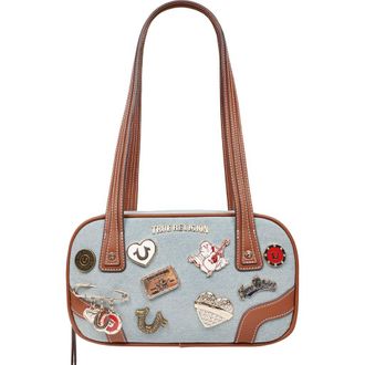 True Religion Arbor Pin Logo Satchel in Denim at Nordstrom Rack