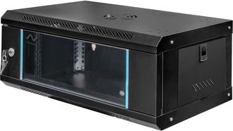 OEM Armario Rack Netberg De 19 4u 240x600x350 Para Montaje En Pared, Color Negro N