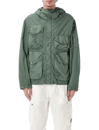 C.P. Company Flatt Nylon Goggle Hood Medium Jacket