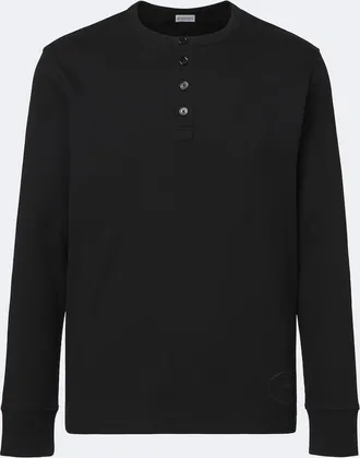 Burberry Cotton Henley shirt