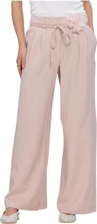 Y.A.S Y.a.s, Broeken, Dames, Roze, M, Polyester, Yasmimi MW Pant
