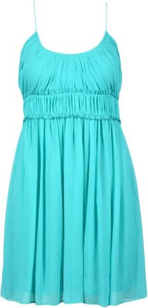 Patrizia Pepe Elegante Damesjurk Polyester - Dames - Korte kleedjes - Blauw - XL - Polyester - Kleedjes