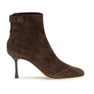 Francesco Russo R1B830 Su&egrave;de Enkellaarsjes - Dames - Schoenen - Bruin - Maat: 37 EU Su&egrave;de