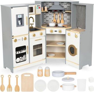 OEM Cocina Infantil - Mamabrum - Xxl - Madera - Elementos Interactivos - Iluminaci&oacute;n Led