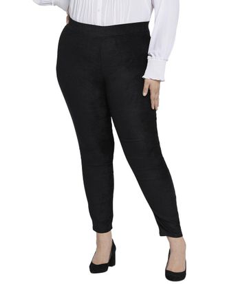 NYDJ Nydj Plus Suede Black Legging Jean