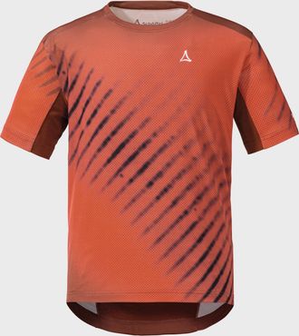 Sch&ouml;ffel Radtrikot SCH&Ouml;FFEL Shirt Valbella M, Herren, Gr. 54, rot (2950, rot), Oberstoff : 90% Polyester 10% Elasthan Oberstoff R&uuml;ckteil: 77% Polyester 18% Lyo