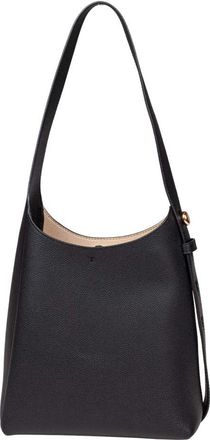 Tory Burch The Romy Small Hobo Bag Is Made Of Soft Hammered Leather