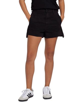7 For All Mankind Black Tailored Slouch Short Jean