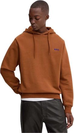 A.P.C. Boxy Petit VPC Hoodie - Heren - Hoodies - Bruin - M - Katoen - Hoodies & sweatvesten