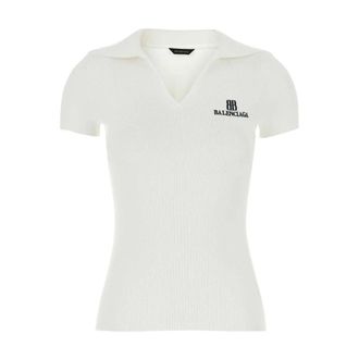 Balenciaga Dames, Tops, Wit, Maat: S Viscose