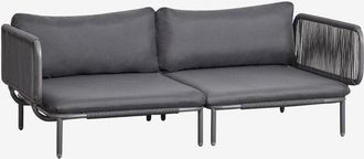 Sklum Sklum - Sof&aacute; Modular De Jard&iacute;n De 2 Piezas Con 2 Sillones Esquineros Roubly