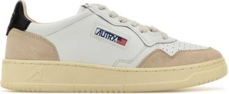 Autry Beige Side Logo Sneakers