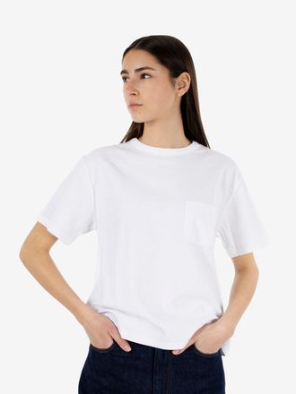 Eat Dust T-shirt jersey pocket white
