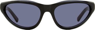 Marni Mavericks Wrap-Around Acetate Sunglasses - Black