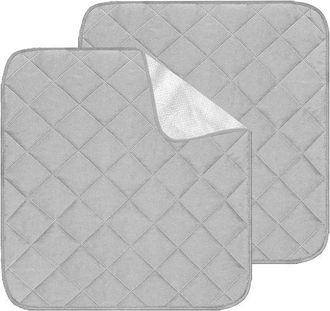 No Brand Protector De Cama Absorbente Antideslizante Y Lavable Para Incontinencia - 2 Unidades - 22 X 21 Cm