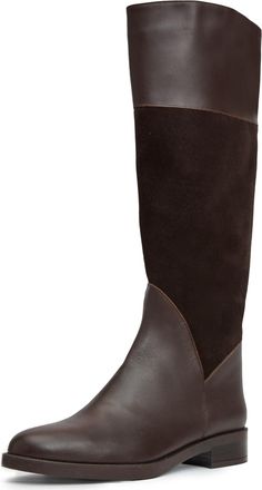 Aquatalia Womens Regina Fashion Boot, Espresso Combo, 2.5 UK