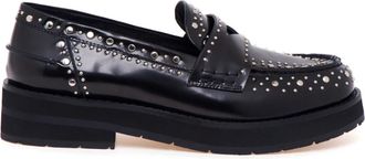 Bibi Lou Loafers - Dames - Loafers - Zwart - 39 EU - Leer - Schoenen