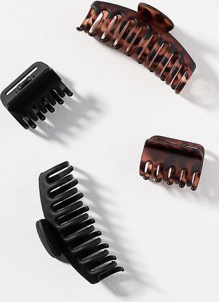 Natasha Matte Hair Claws, Set of 4