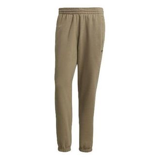 adidas Mens adidas originals Logo Solid Color Bundle Feet Sports Pants/Trousers/Joggers Brown H62547