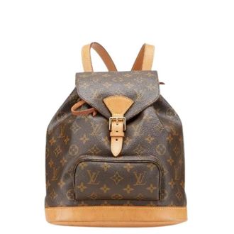 Louis Vuitton Pre-owned Backpacks, female, Brown, Size: ONE SIZE Pre-owned Canvas backpacks