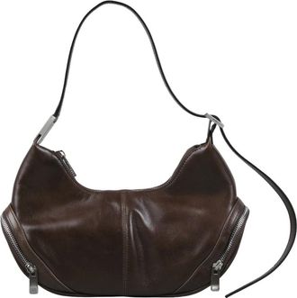 Osoi Osoi, Tassen, Dames, Bruin, ONE Size, Leer, Shoulder Brocle