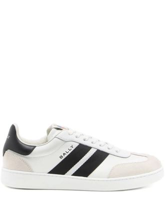 Bally low-top leather sneakers - men - Calf Leather/Fabric/Leather/Rubber - 43 - White