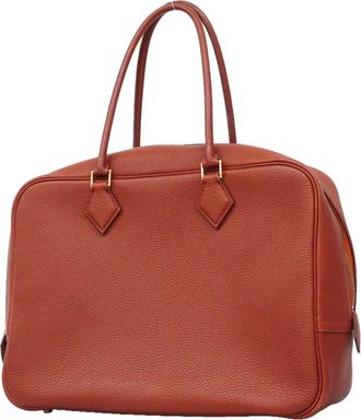 Herm&egrave;s Brique Togo Leather Tote Bag (Pre-Owned)