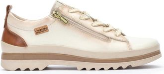 Pikolinos Premium Leren Off White Dames Sneaker - Dames - Sneakers - Beige - 41 EU - Schoenen