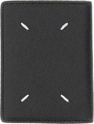 Maison Margiela Bi-Fold Leather Cardholder - Black