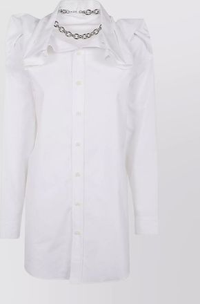 Y / Project chain link shirt with shoulder accents