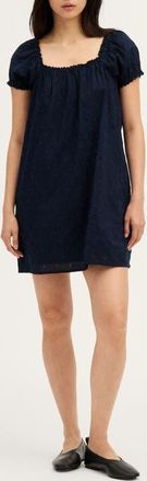 Madewell The Chateau Minidress in Deep Indigo at Nordstrom, Size X-Small