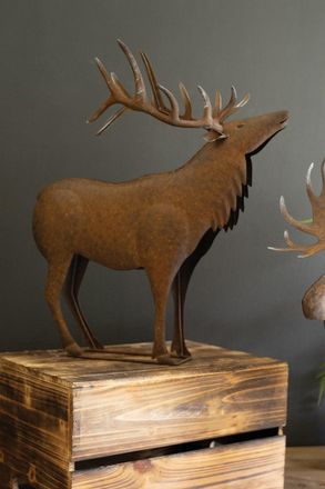 Kalalou Rustic Metal Elk