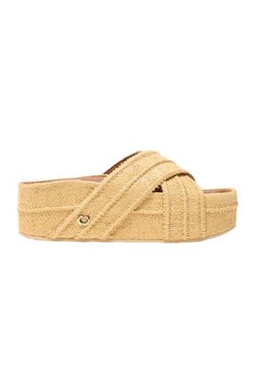 Maje Platform sandals in Beige at Nordstrom, Size 40