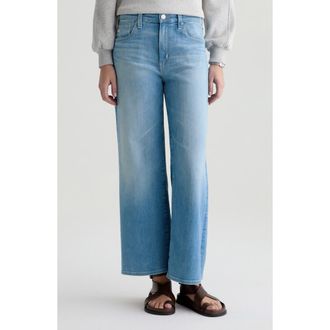 AG - Adriano Goldschmied Saige Ankle Wide Leg Jeans in Expedition at Nordstrom, Size 30
