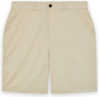 Lyle & Scott Course Stretch Chino Shorts - Heren - Korte broeken - Beige - Maat: W34 Katoen
