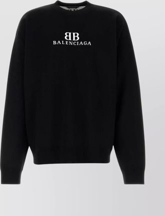 Balenciaga oversize crew neck knitwear sweater