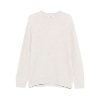 Soft Goat Crewneck Long-sleeve Sweater