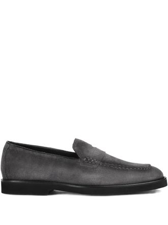 Doucal's suede loafers - Grey