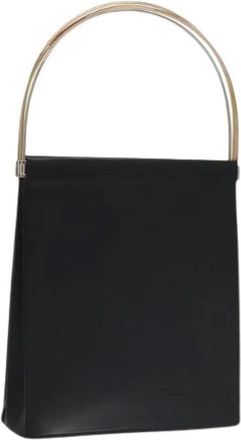 Cartier Pre-owned Handbags, female, Black, Size: ONE SIZE Pre-owned Vintage Leather Handbag